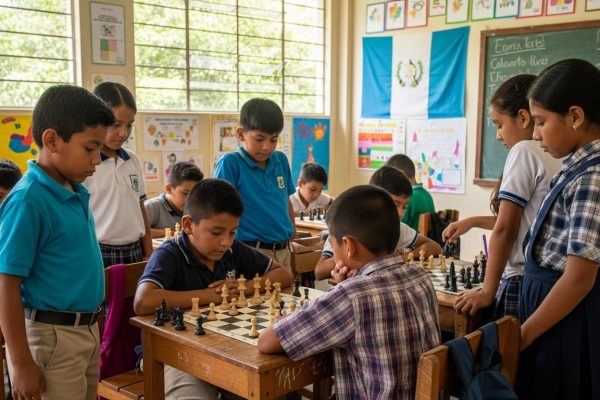 El Ministerio de Educación anunció que el ajedrez será incluido en el currículo escolar guatemalteco