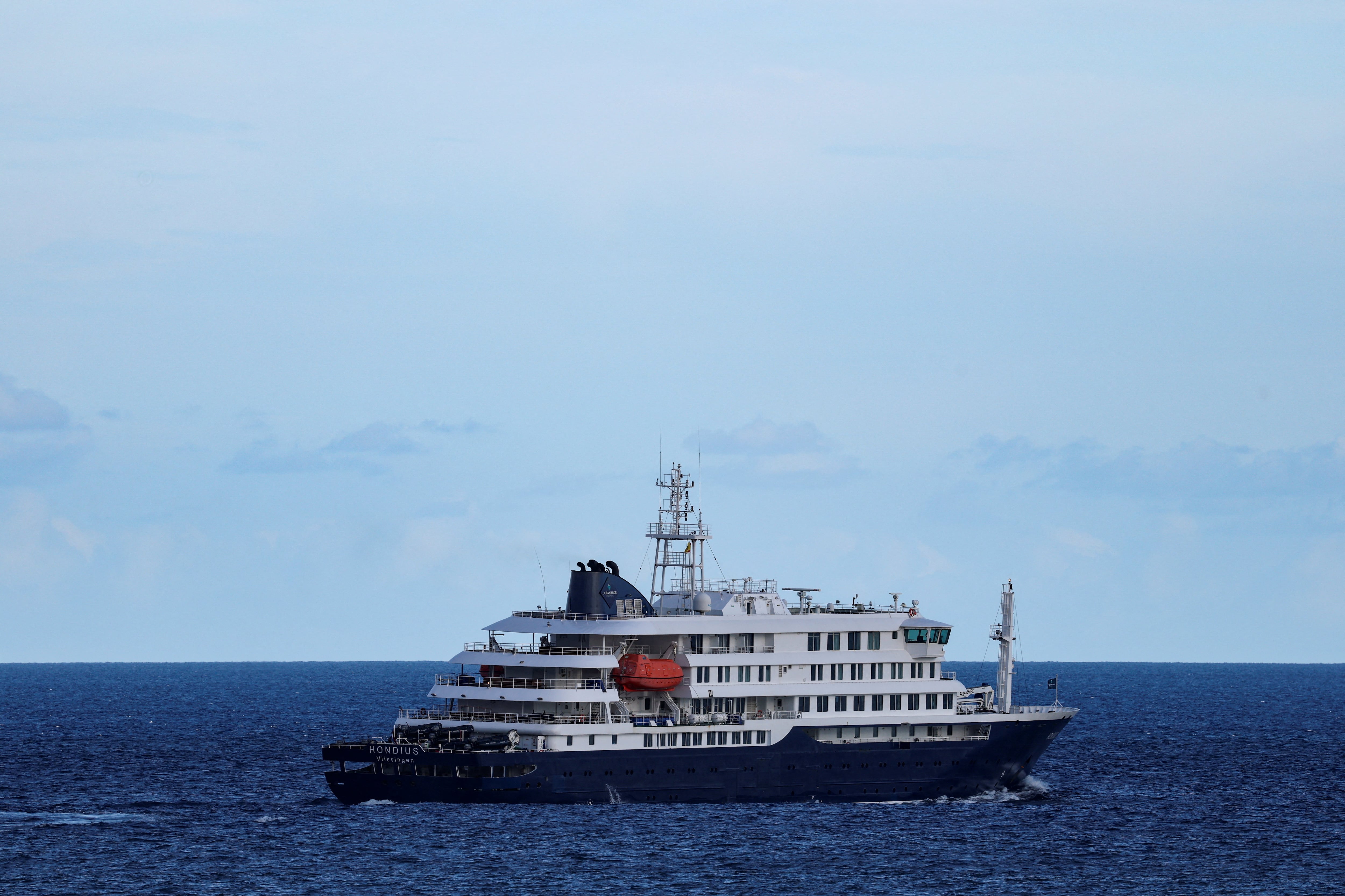 El crucero MV Hondius /REUTERS/Hannah McKay