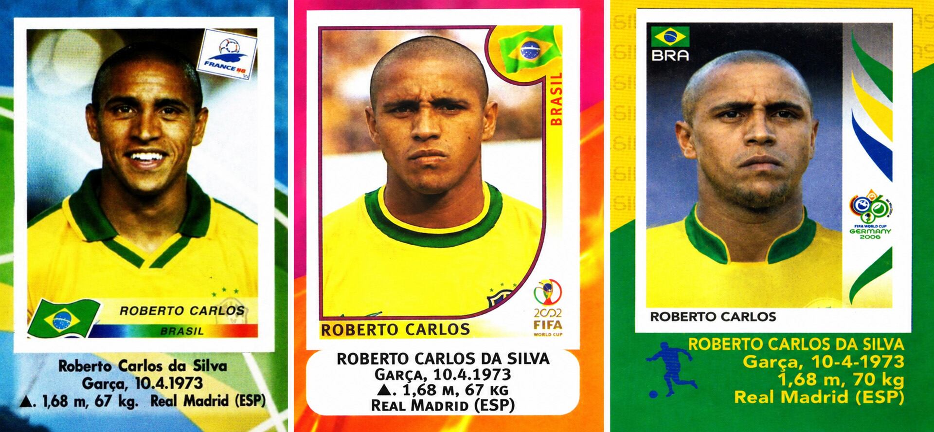 Roberto Carlos y sus figuritas mundialistas