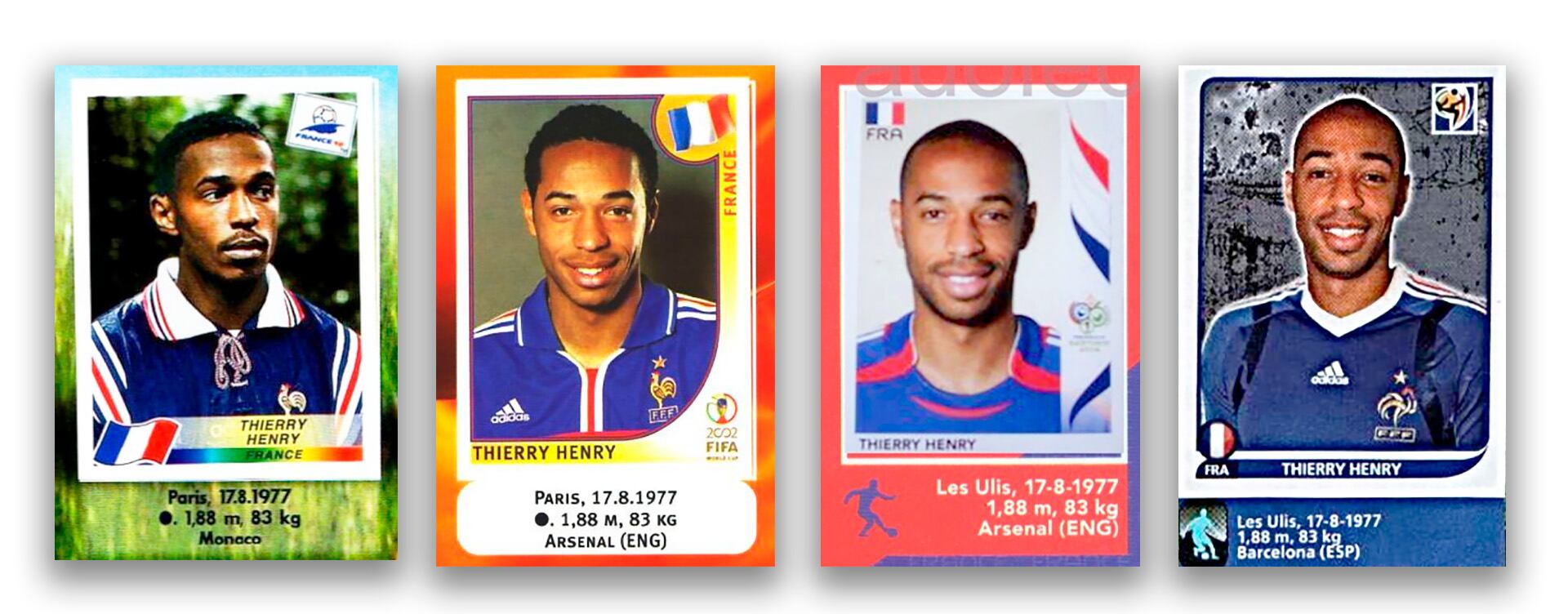 Thierry Henry, campeón del mundo con Francia en su primer Mundial