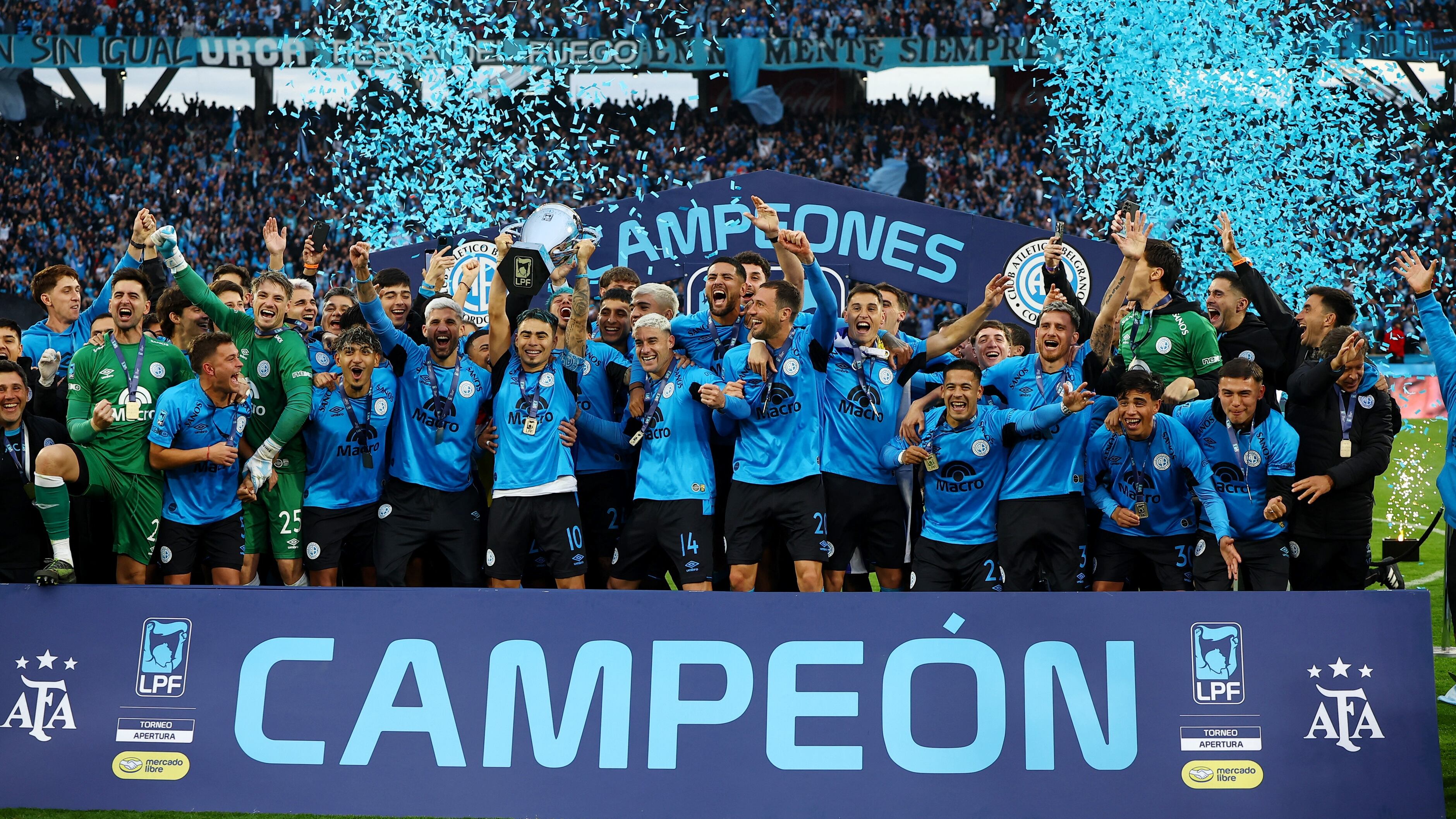 Belgrano de Córdoba se consagró campeón por primera vez en su historia (REUTERS/Agustin Marcarian)