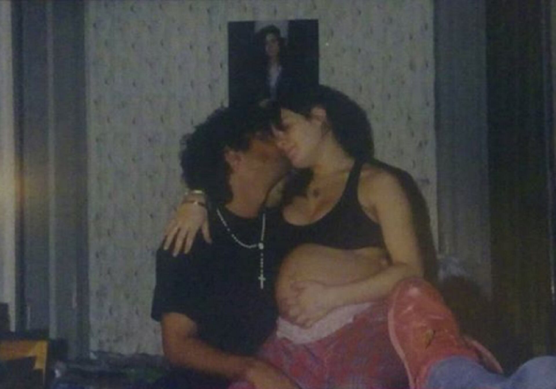 El cantante con Patricia Pacheco, la madre de su hijo Ramiro