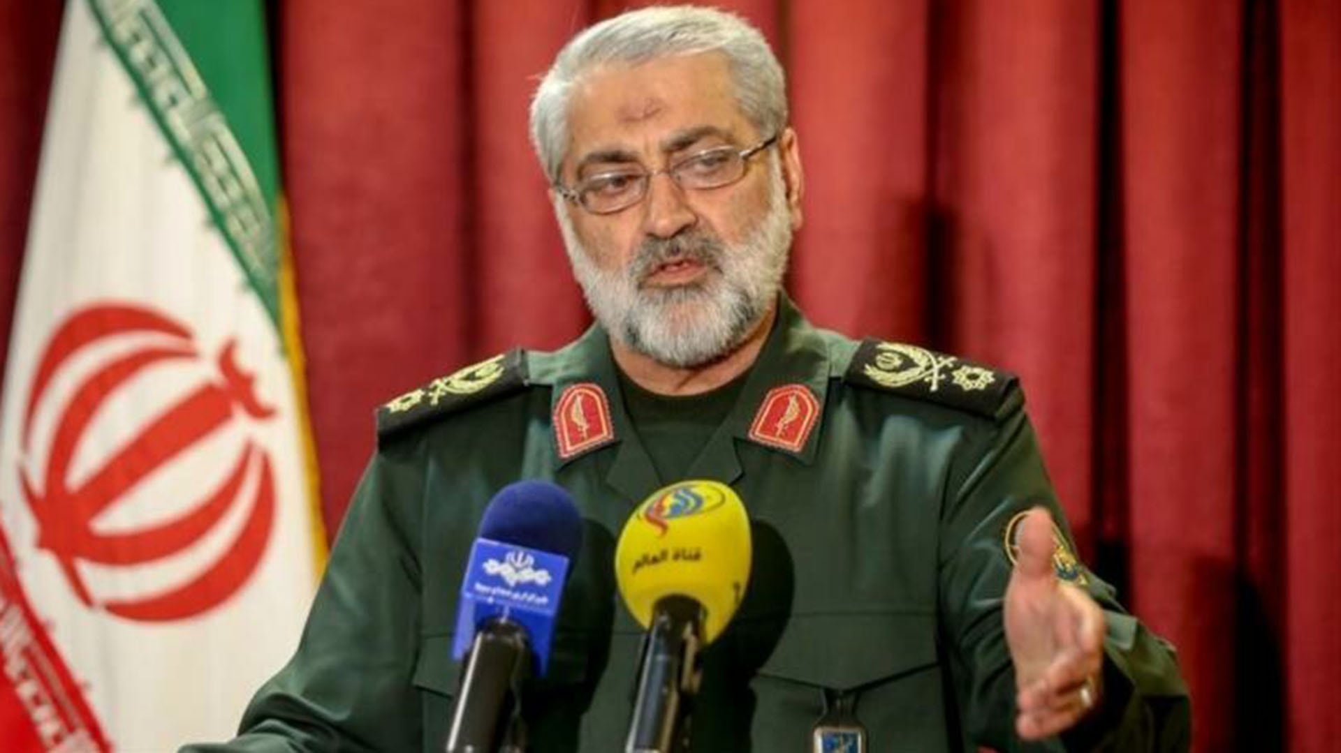 El portavoz de las Fuerzas Armadas iraníes, el general de brigada Abolfazl Shekarchi.