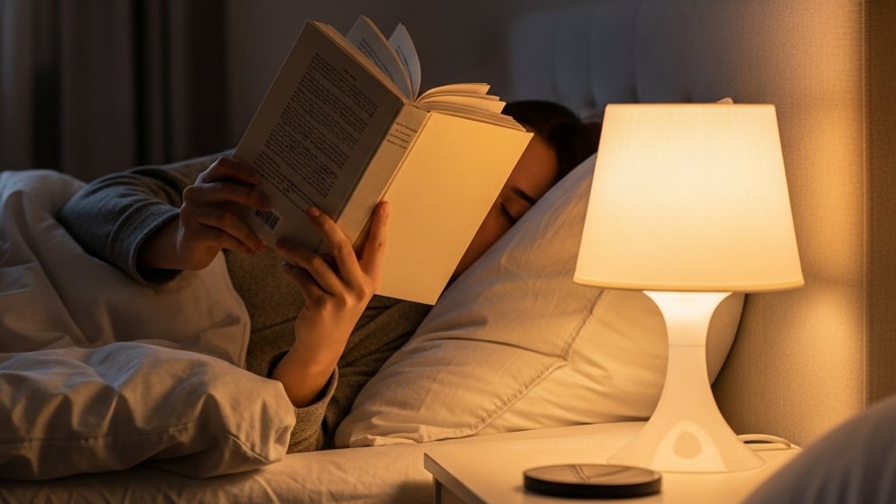 Actividades relajantes como leer un libro en papel promueven el descanso y evitan el insomnio nocturno (Imagen Ilustrativa Infobae)