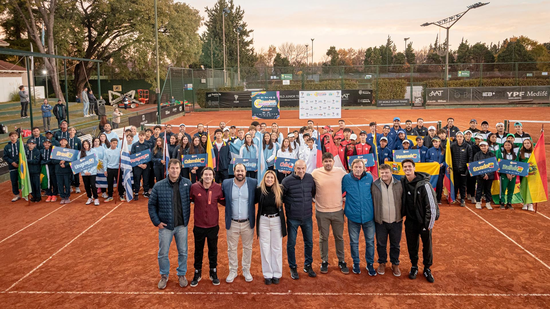 Ceremonial inaugural del Campeonato Sudamericano Sub 14 que se disputará en las instalaciones del Jockey Club de Rosario 20226 (AAT)