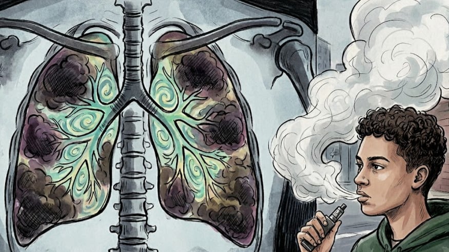 El uso de cigarrillos electrónicos entre jóvenes aumenta cada año, impulsado por sabores atractivos y publicidad dirigida a menores (Imagen Ilustrativa Infobae)