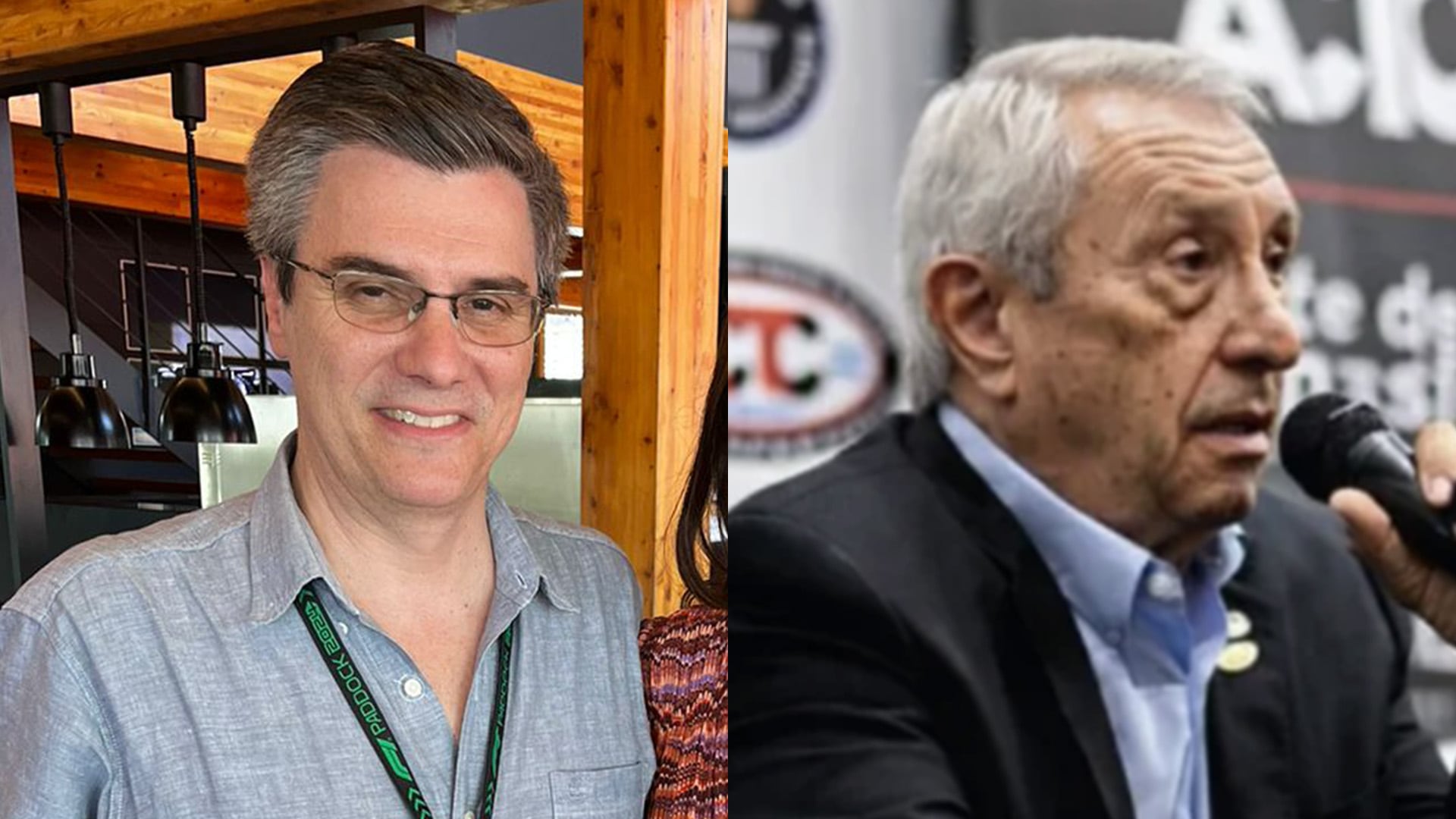 César Carman (izquierda) y Hugo Mazzacane (derecha) mantienen una relación cordial y respetuosa