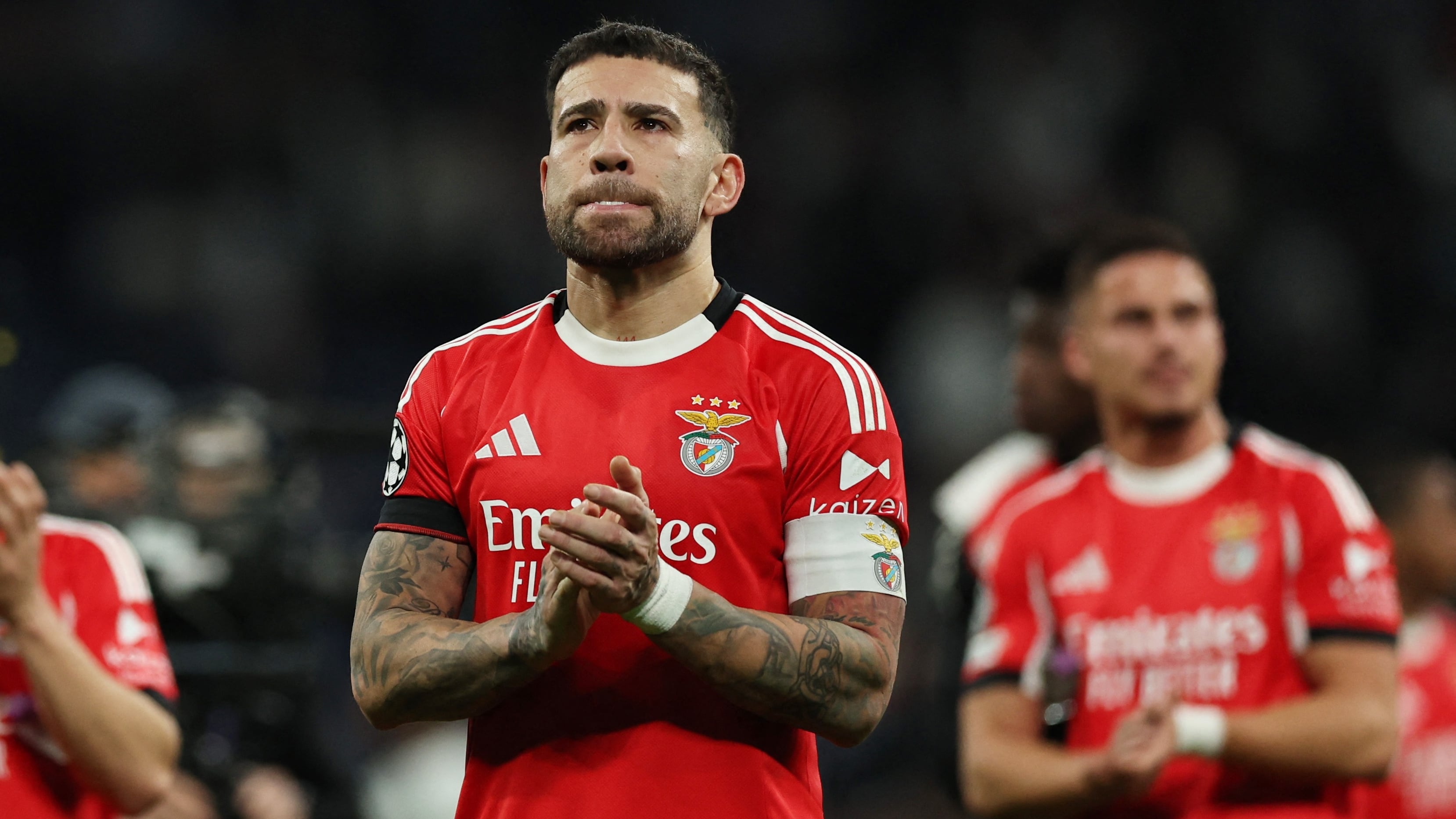 Otamendi se convirtió en un emblema del Benfica (REUTERS/Violeta Santos Moura)
