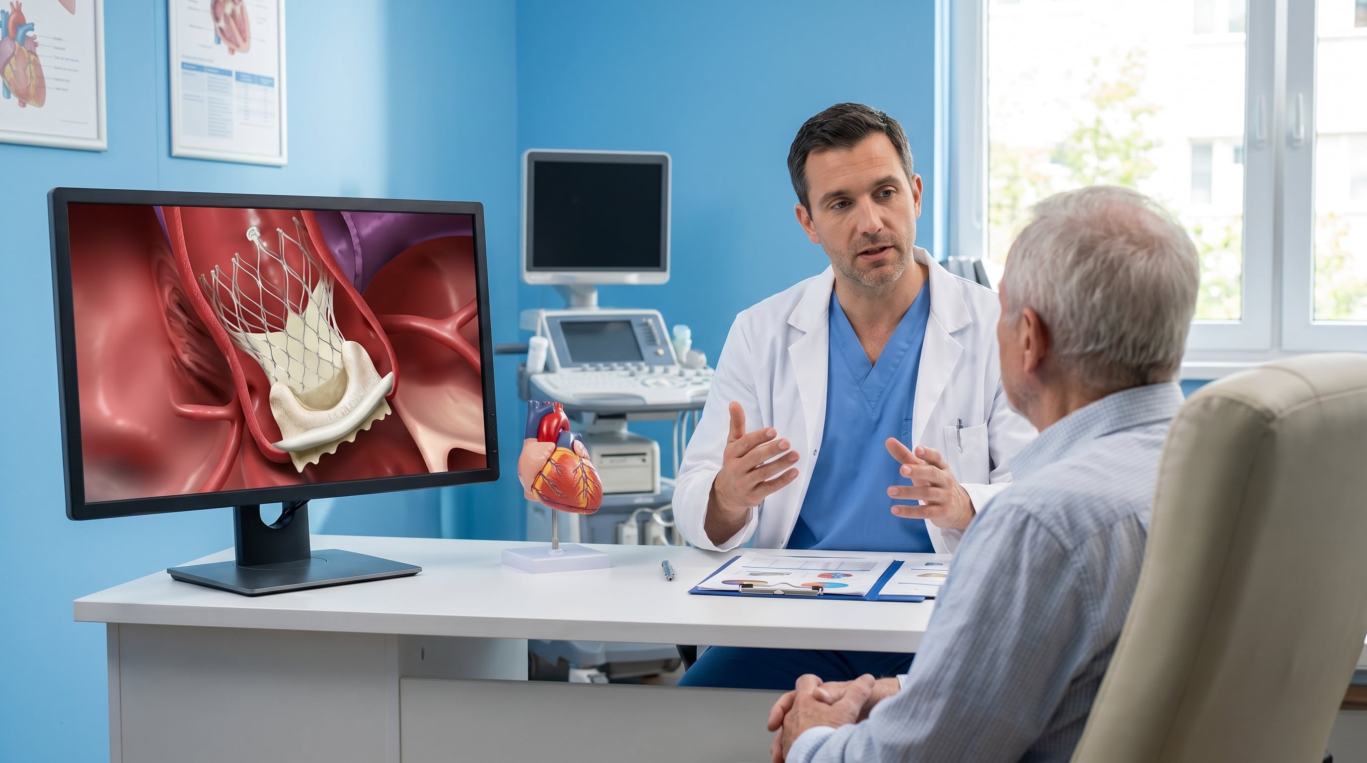 El procedimiento TAVR permite reemplazar la válvula aórtica con una recuperación rápida, especialmente en pacientes de edad avanzada (Imagen Ilustrativa Infobae)