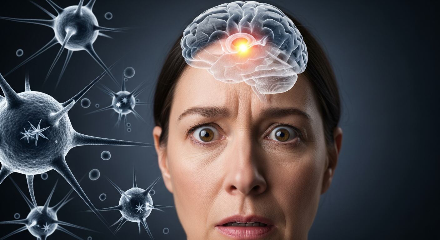 Especialistas explican que la amígdala cerebral activa la respuesta de lucha o huida durante une crisis de ansiedad o pánico (Imagen Ilustrativa Infobae)