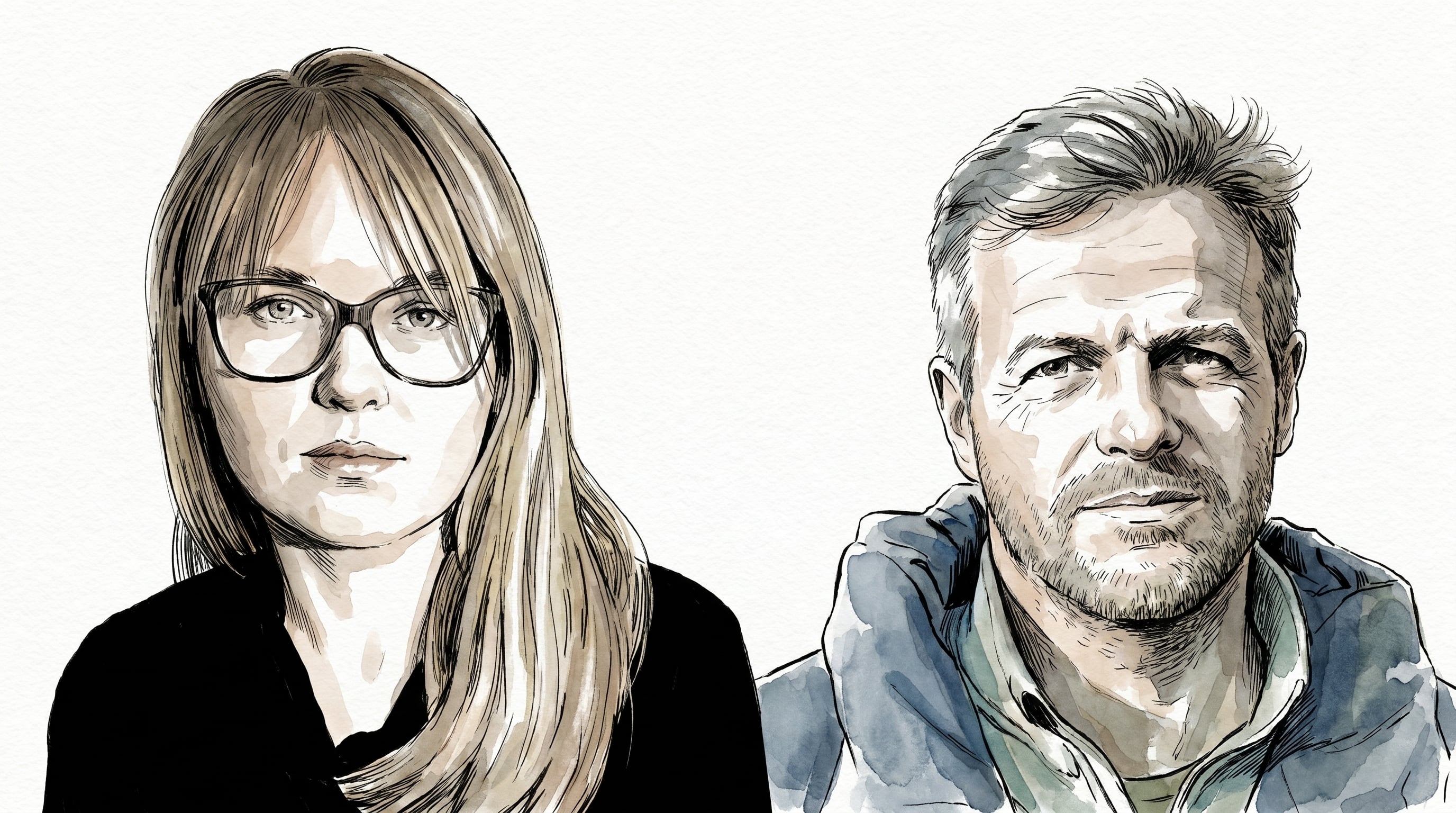 Eugenia Kuznetsova y Artem Chapeye, escritores ucranianos que participaron en la Feria Internacional del Libro de Buenos Aires. (Imagen Ilustrativa Infobae)
