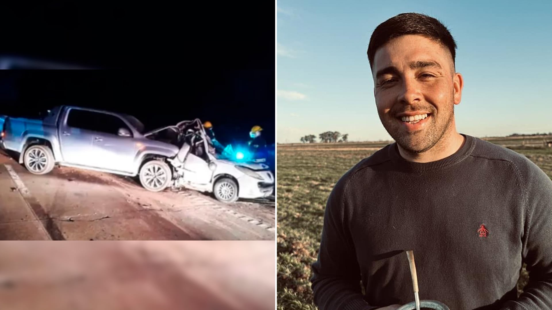 Leandro Panetta, el conductor de la Amarok, permanece detenido en la Comisaría Primera de San Vicente
