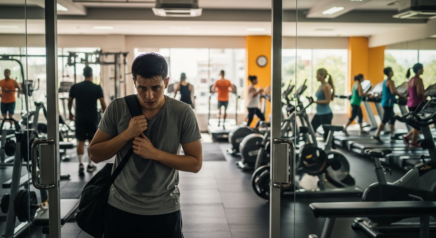 El fenómeno conocido como gymtimidation describe la ansiedad que muchas personas experimentan al asistir al gimnasio en presencia de otros (Imagen Ilustrativa Infobae)