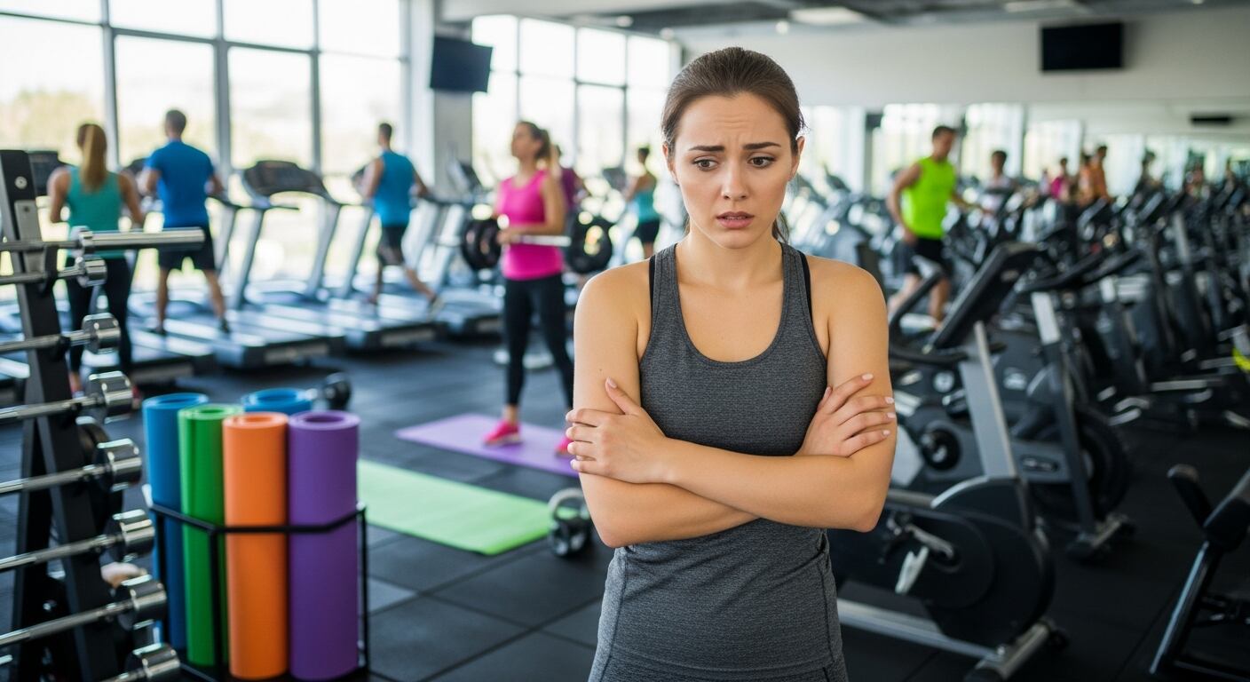 La gymtimidation incluye temor a no encajar, inseguridad por la imagen corporal y miedo a cometer errores durante el entrenamiento (Imagen Ilustrativa Infobae)