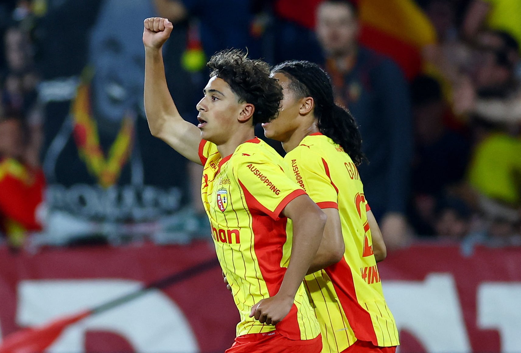 El joven Mezian Mesloub marcó el único gol del partido ante el Nantes en su primer toque (REUTERS/Yves Herman)