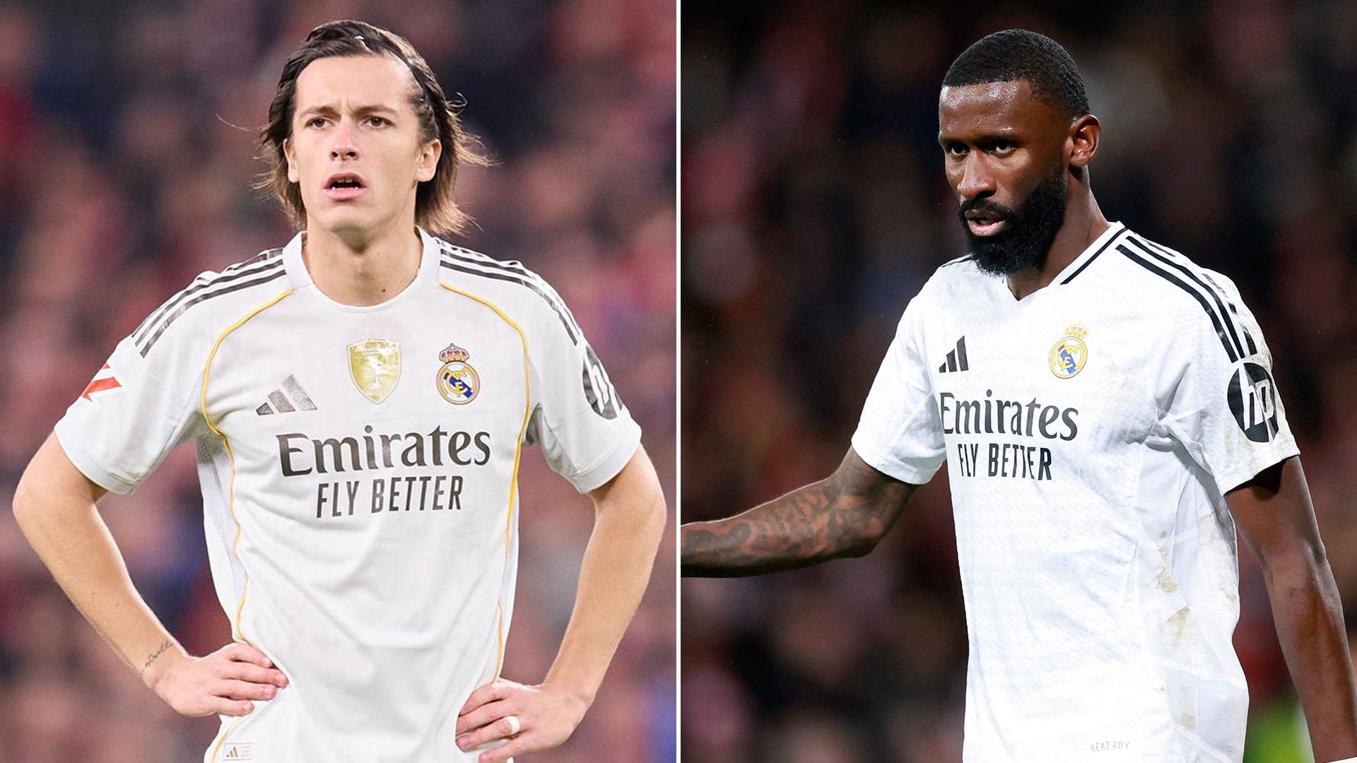 Carreras y Rüdiger, frente a frente