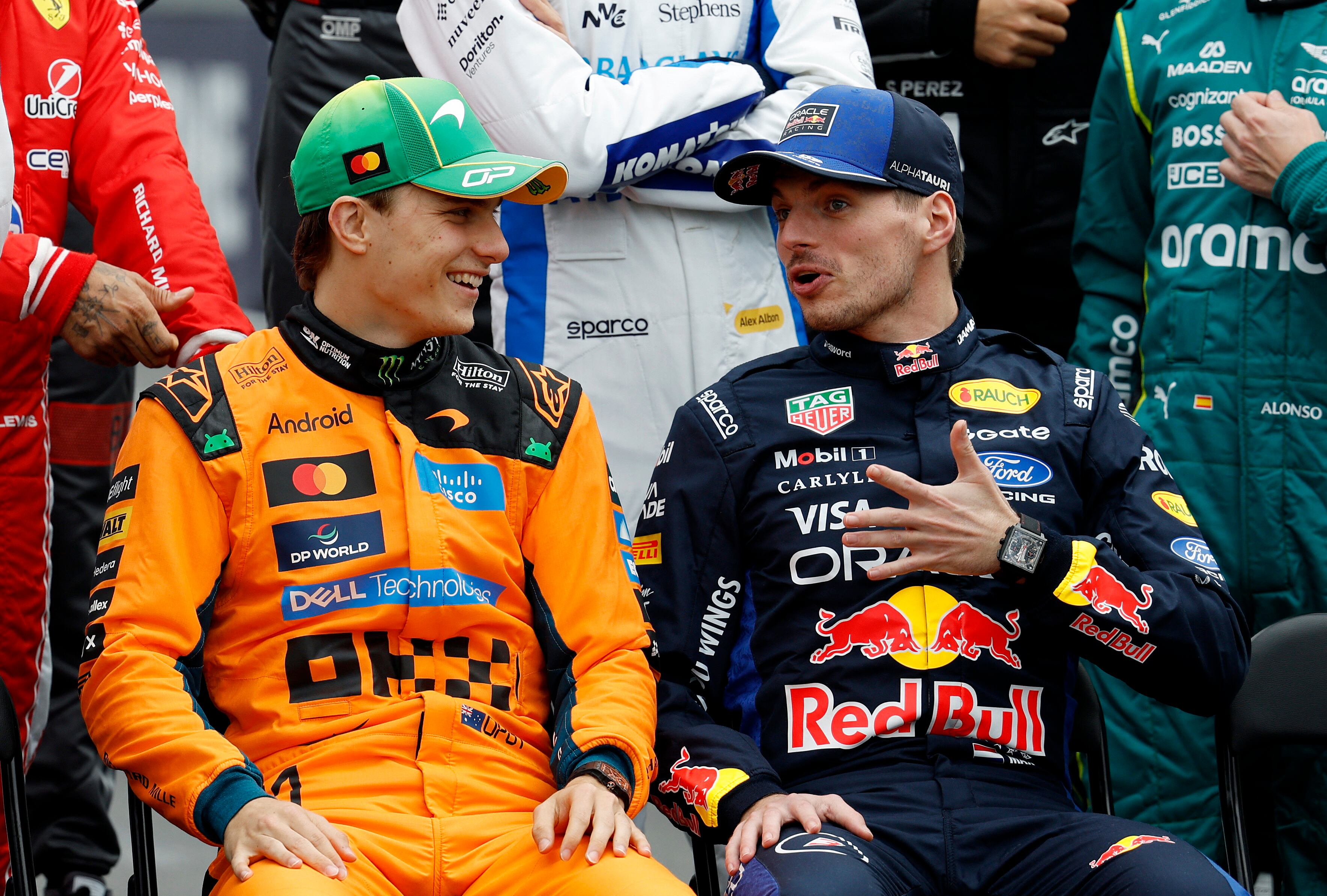 Piastri y Verstappen. ¿Habrá intercambio entre los equipos para 2027? (REUTERS/Hollie Adams)
