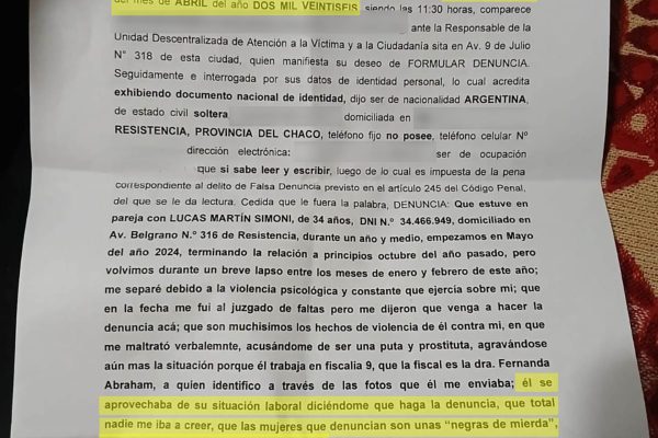 Imputaron al empleado judicial acusado de amenazar a su ex con fotos de víctimas de femicidio: cuál fue su llamativa defensa