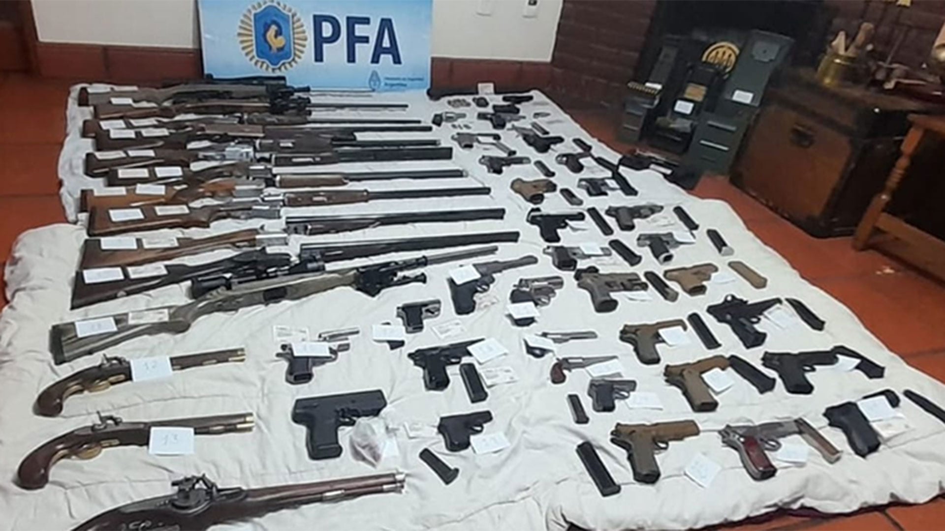 Se incautaron más de 120 armas de fuego