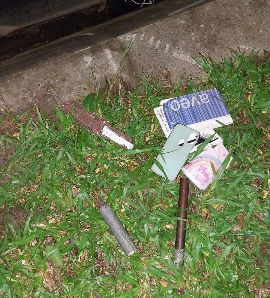 Algunos elementos secuestrados