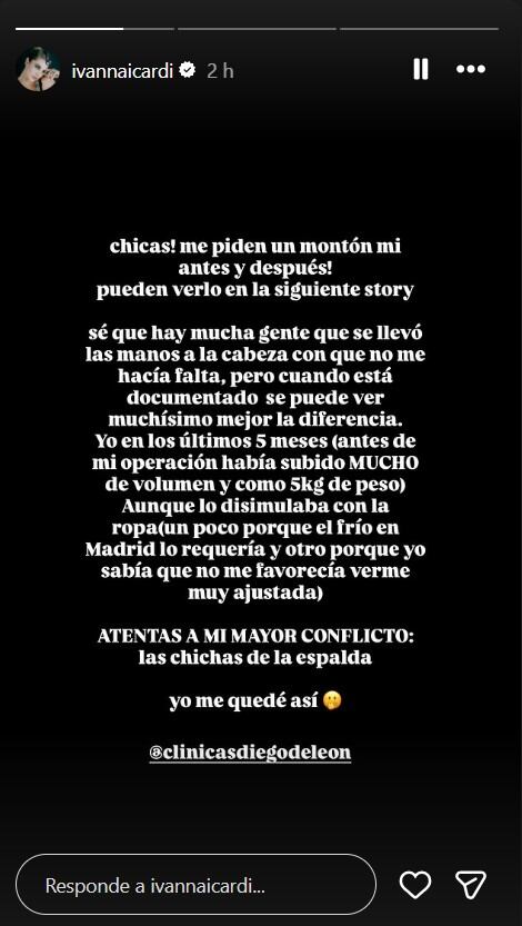 La influencer reveló que la incomodidad física y emocional motivó su decisión de someterse a una remodelación estética