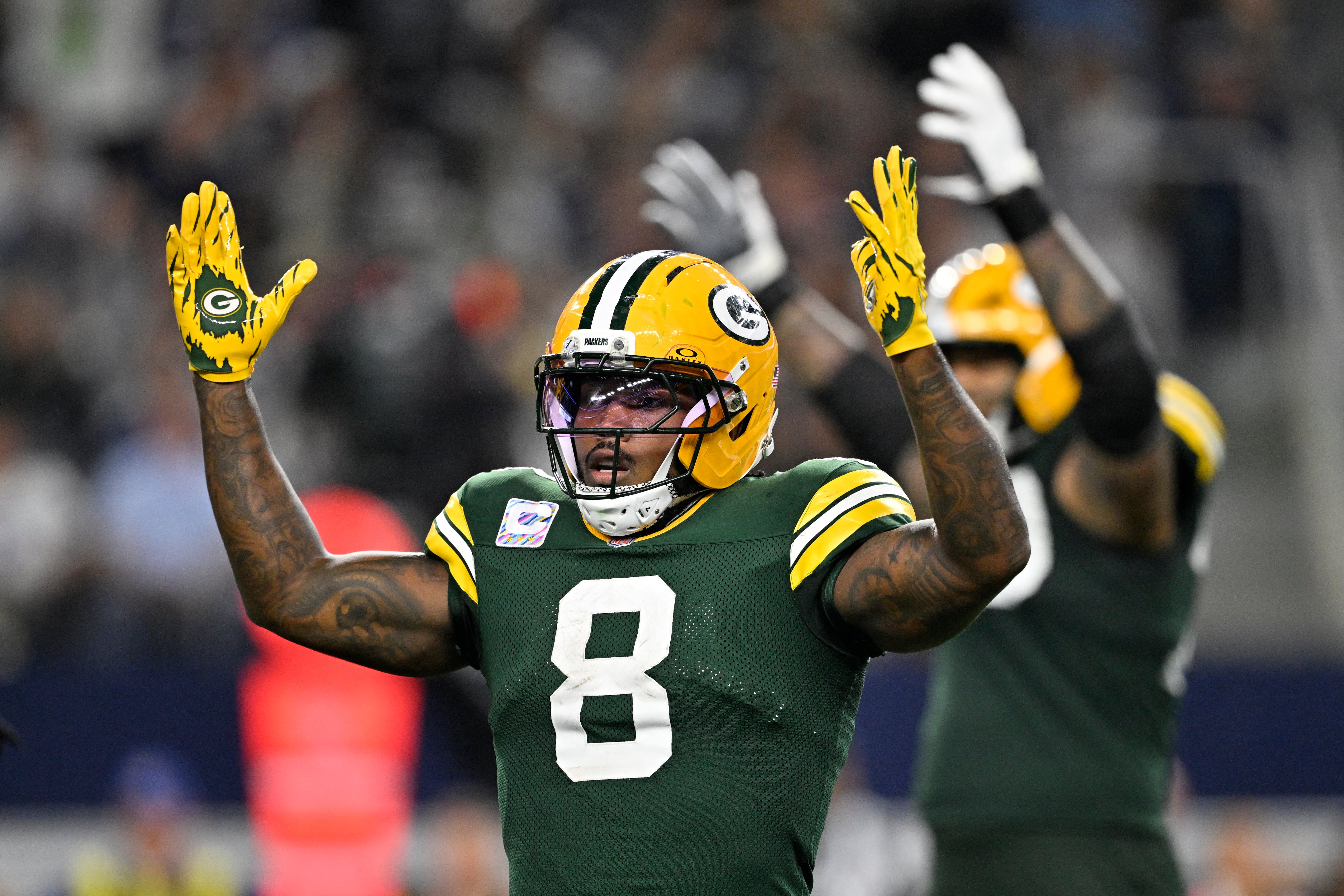 La defensa legal del deportista y la directiva de los Packers optaron por la cautela ante la investigación en curso (Jerome Miron-Imagn Images/REUTERS)