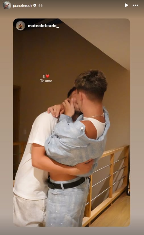 La pareja, en una antigua publicación