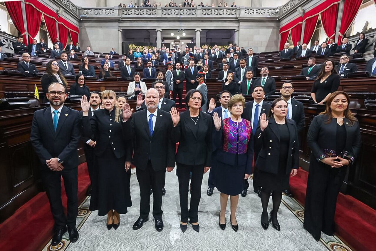 La Corte de Constitucionalidad de Guatemala validó el nombramiento de Gabriel García Luna como Fiscal General tras rechazar todos los amparos provisionales.(Congreso de la República de Guatemala)