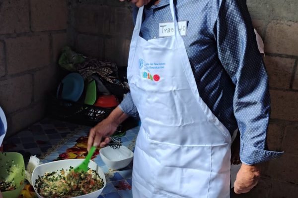 La FAO promueve talleres de alimentación saludable en comunidades rurales de El Salvador