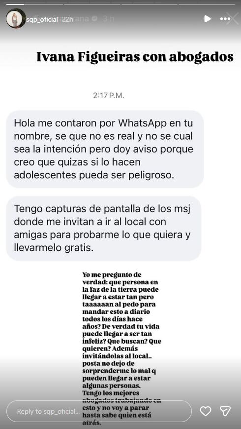 La indignación de Ivana Figueiras por una estafa digital: “No voy a parar hasta saber quién está detrás”