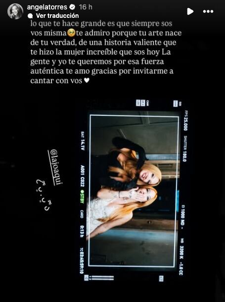 La Joaqui reveló el rol clave que tuvo Ángela Torres en el lanzamiento de su álbum: “Una curita a esa herida profunda”