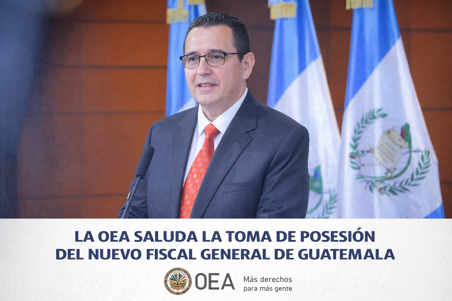 La OEA felicita al nuevo Fiscal General de Guatemala por su toma de posesión, destacando la importancia de su rol en la justicia del país. (Imagen Ilustrativa Infobae)