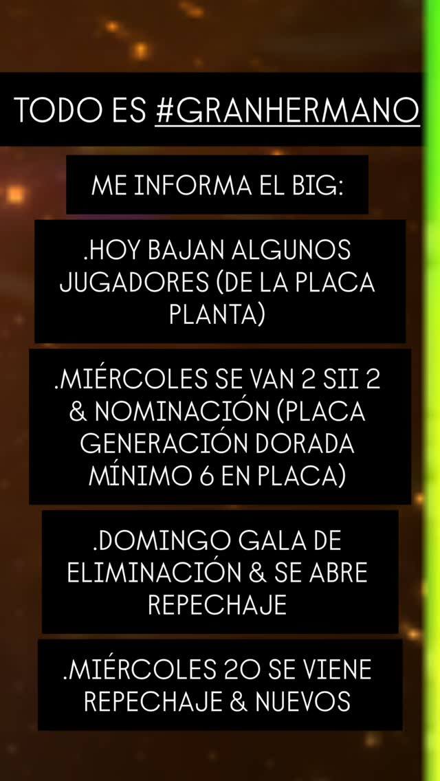 El martes 12 de mayo, Santiago del Moro anticipó el desarrollo de la semana en GH a través de su cuenta de Instagram