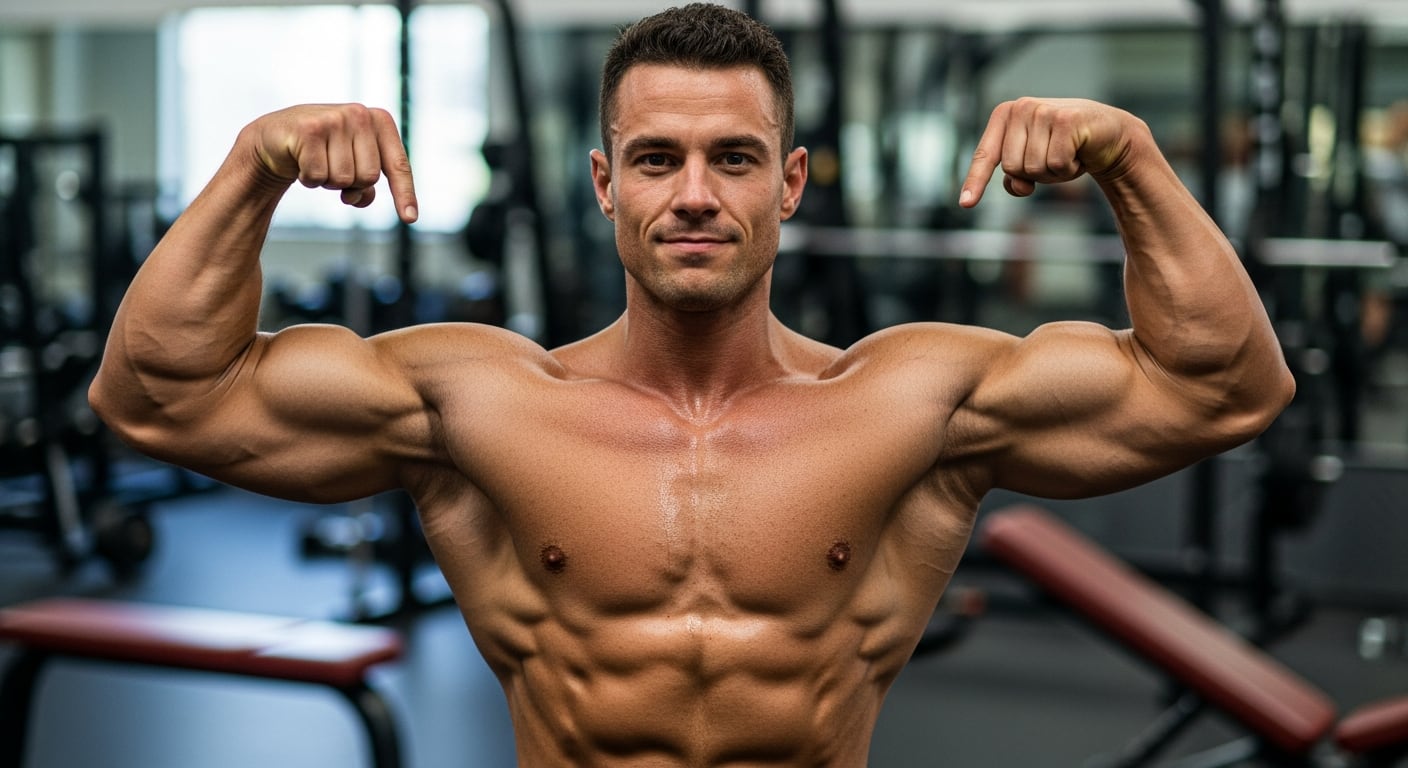 Ganar músculo en brazos requiere trabajar bíceps, tríceps y antebrazo, según la guía de la revista GQ sobre entrenamiento de brazos (Imagen Ilustrativa Infobae)