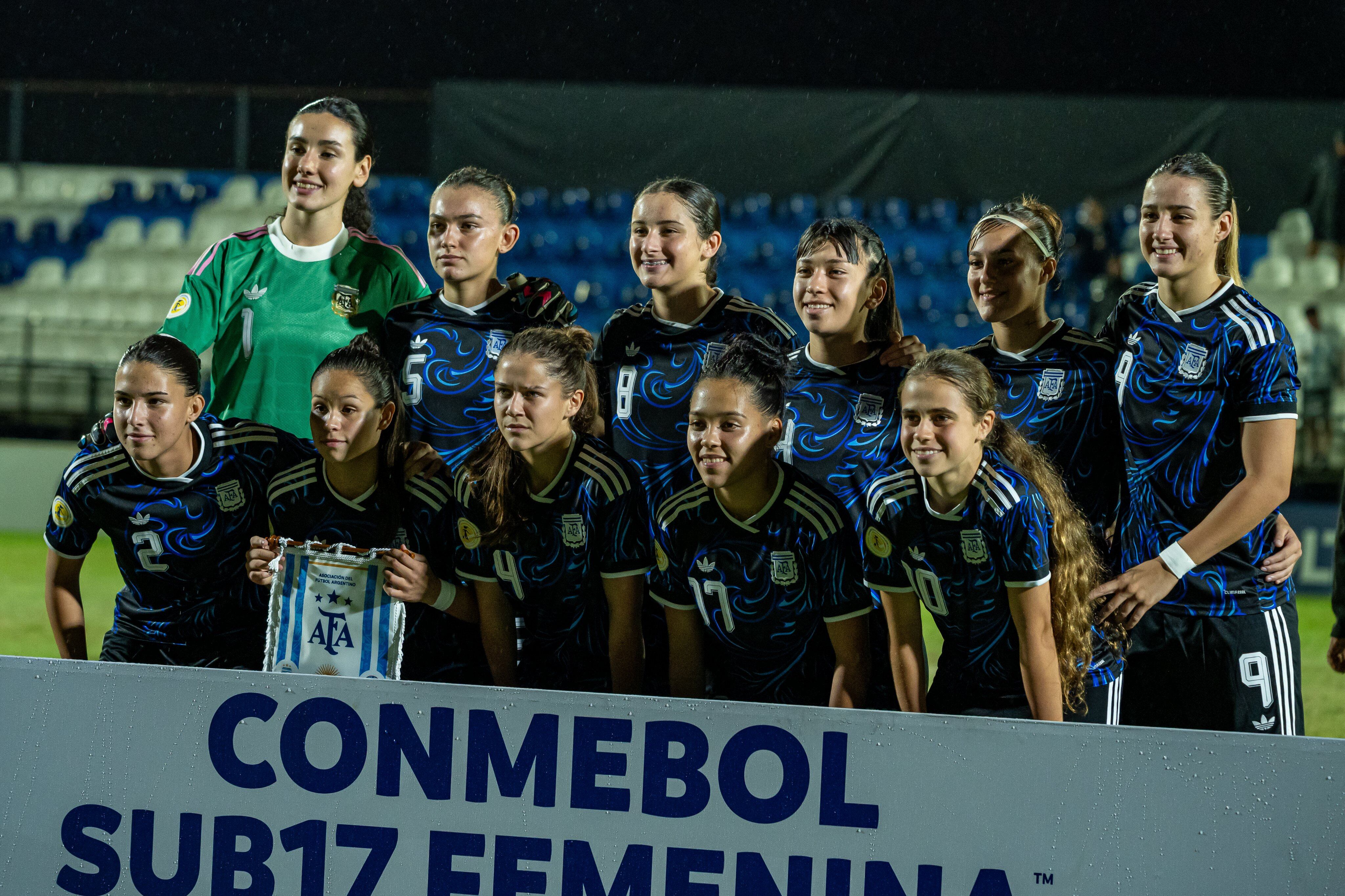El equipo titular de Argentina para enfrentarse a Chile por la quinta jornada del Sudamericano Sub 17