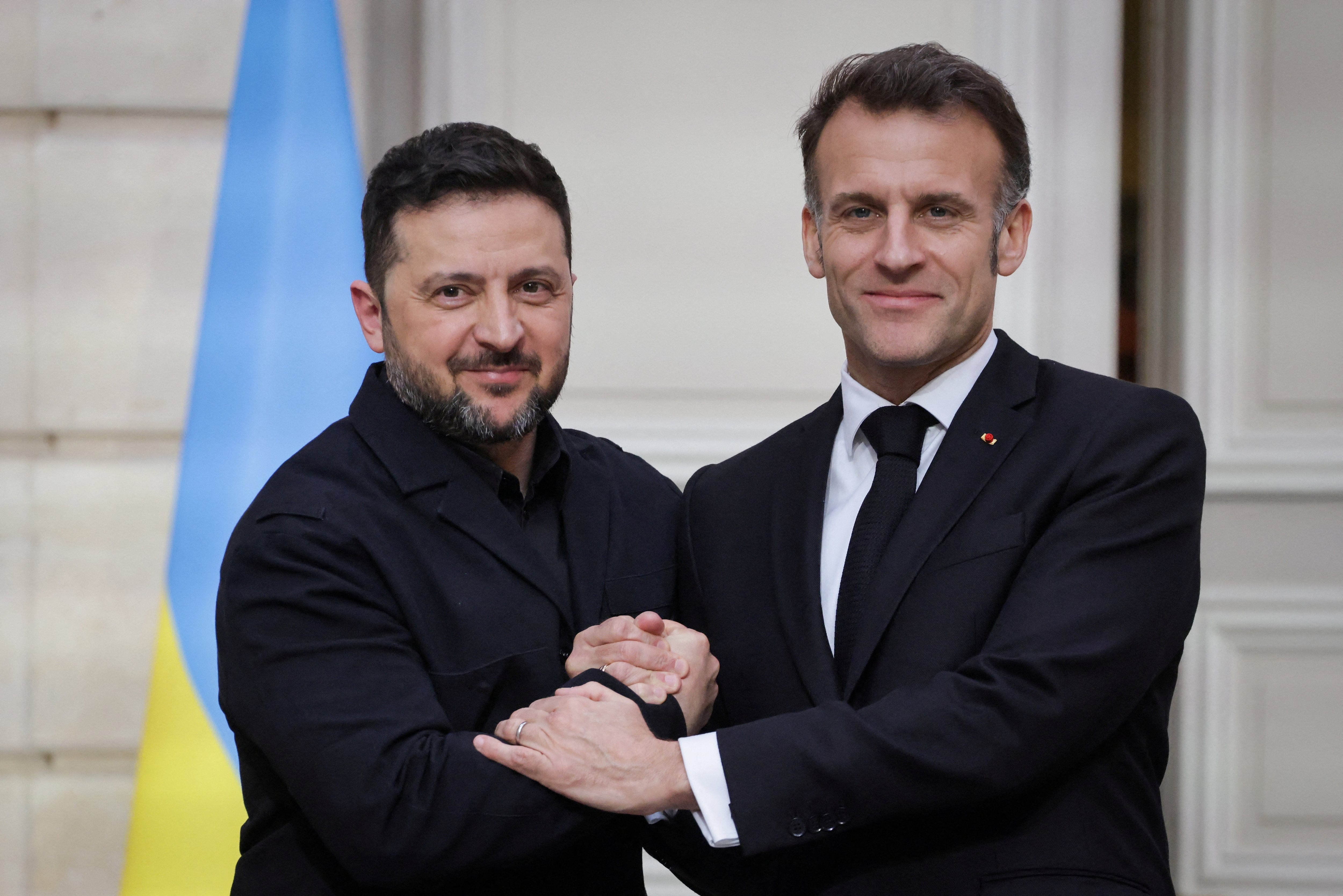 En la cumbre estará presente el presidente ucraniano Volodimir Zelensky. El canciller alemán estará representado por el presidente francés, Emmanuel Macron (REUTERS)
