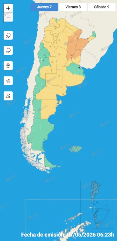Lluvias, fuertes vientos y mínimas invernales: cómo estará el tiempo en el AMBA