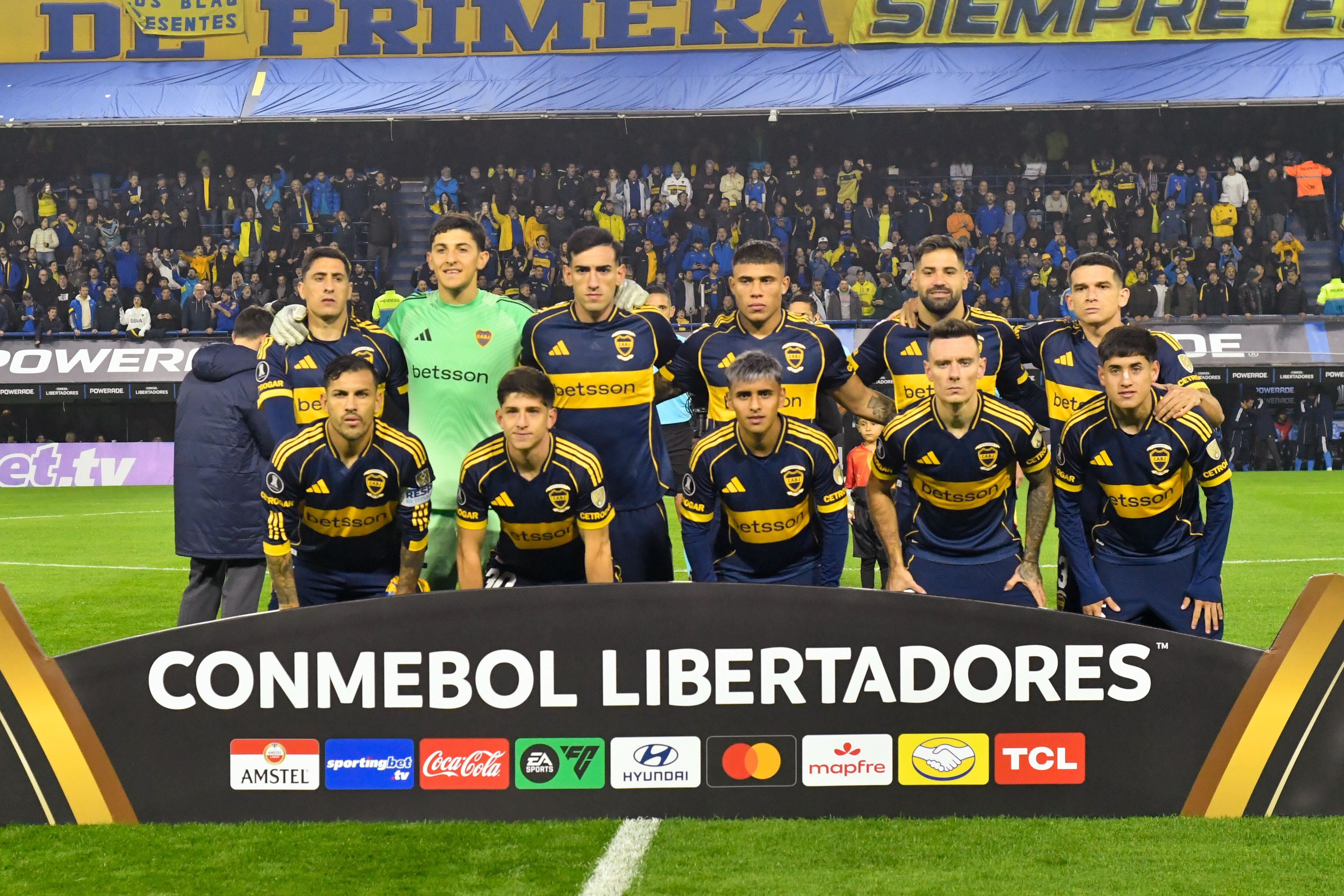 La formación de Boca ante Cruzeiro