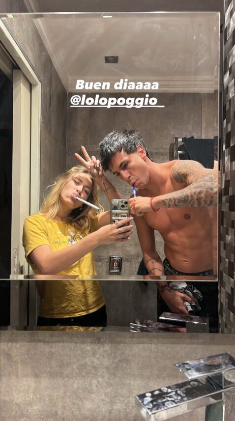Lolo Poggio habló de la foto íntima con Nazareno luego de la salida de Gran Hermano: “La gente no entiende”