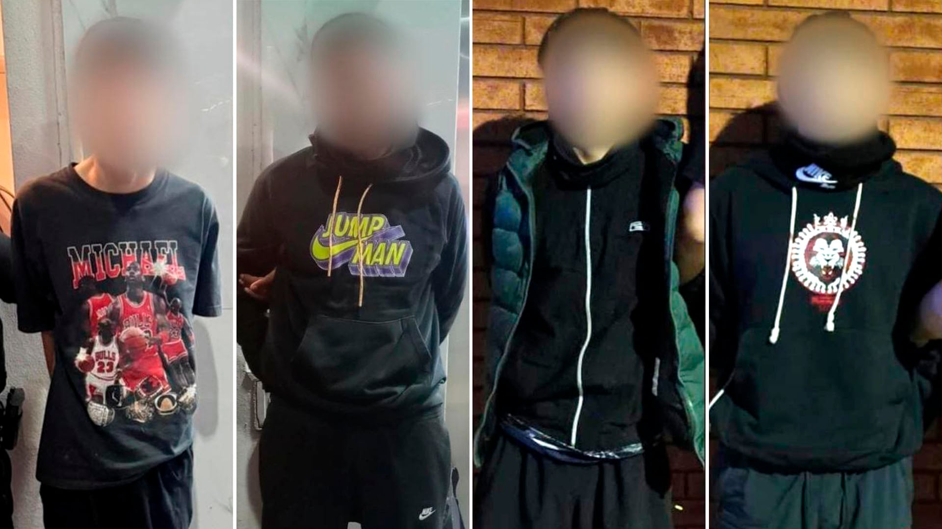Agentes de la Policía de la Ciudad detuvieron a cuatro individuos que robaron una vivienda en Villa Luro y lograron rescatar a las víctimas.