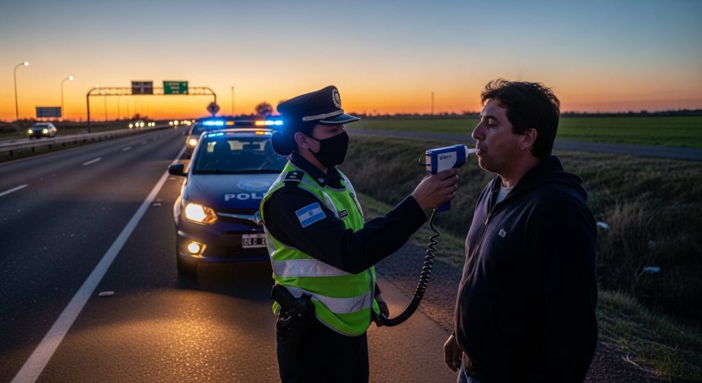 Manejaba con casi 3 gramos de alcohol en sangre, chocó contra un poste en Mendoza y quedó detenido