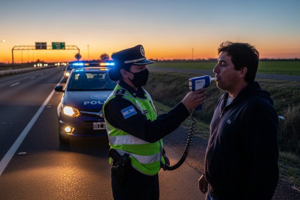Manejaba con casi 3 gramos de alcohol en sangre, chocó contra un poste en Mendoza y quedó detenido