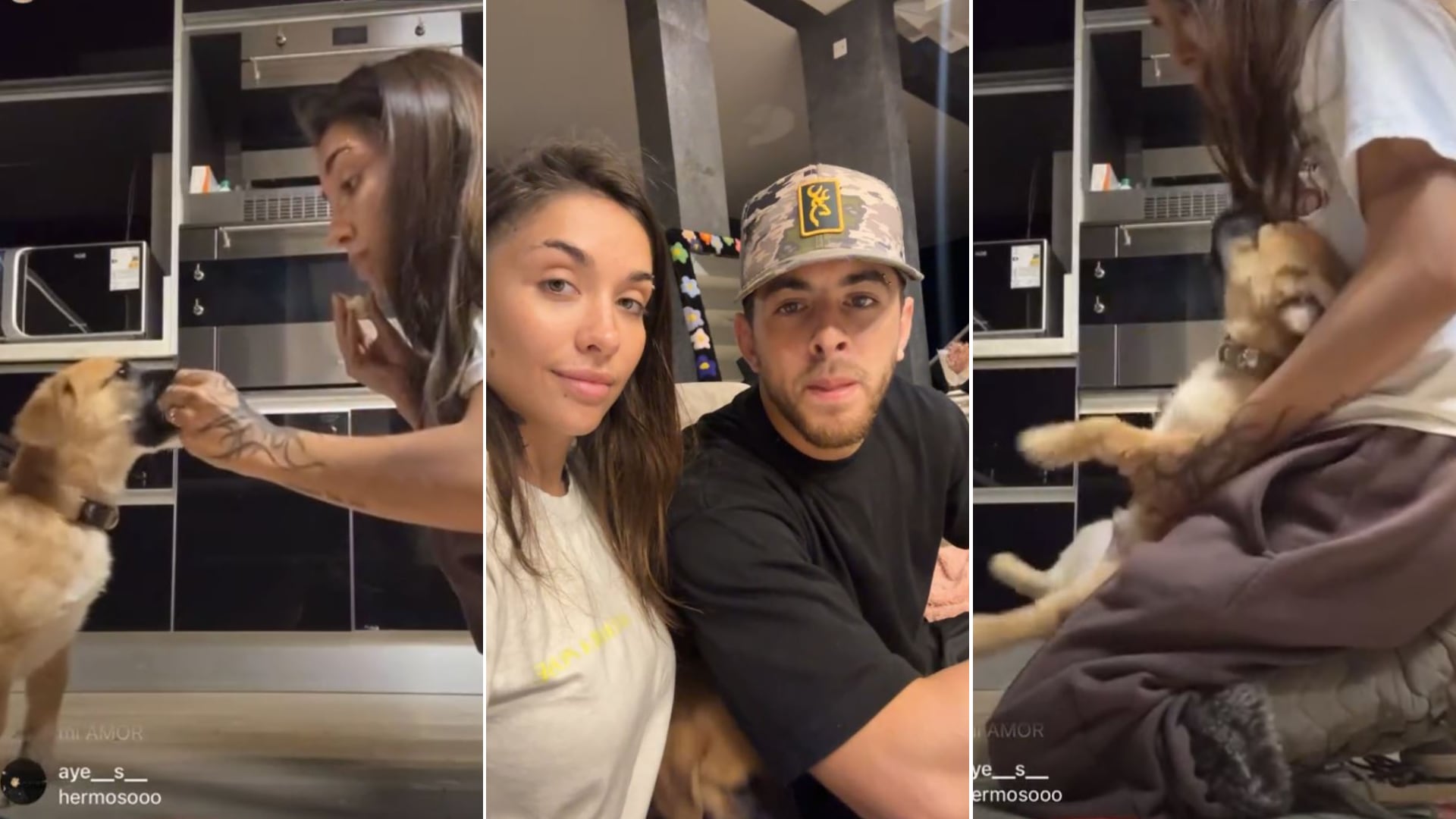 María Becerra mostró la intimidad de su hogar: de la cena a J Rei a los juegos con su nuevo perrito