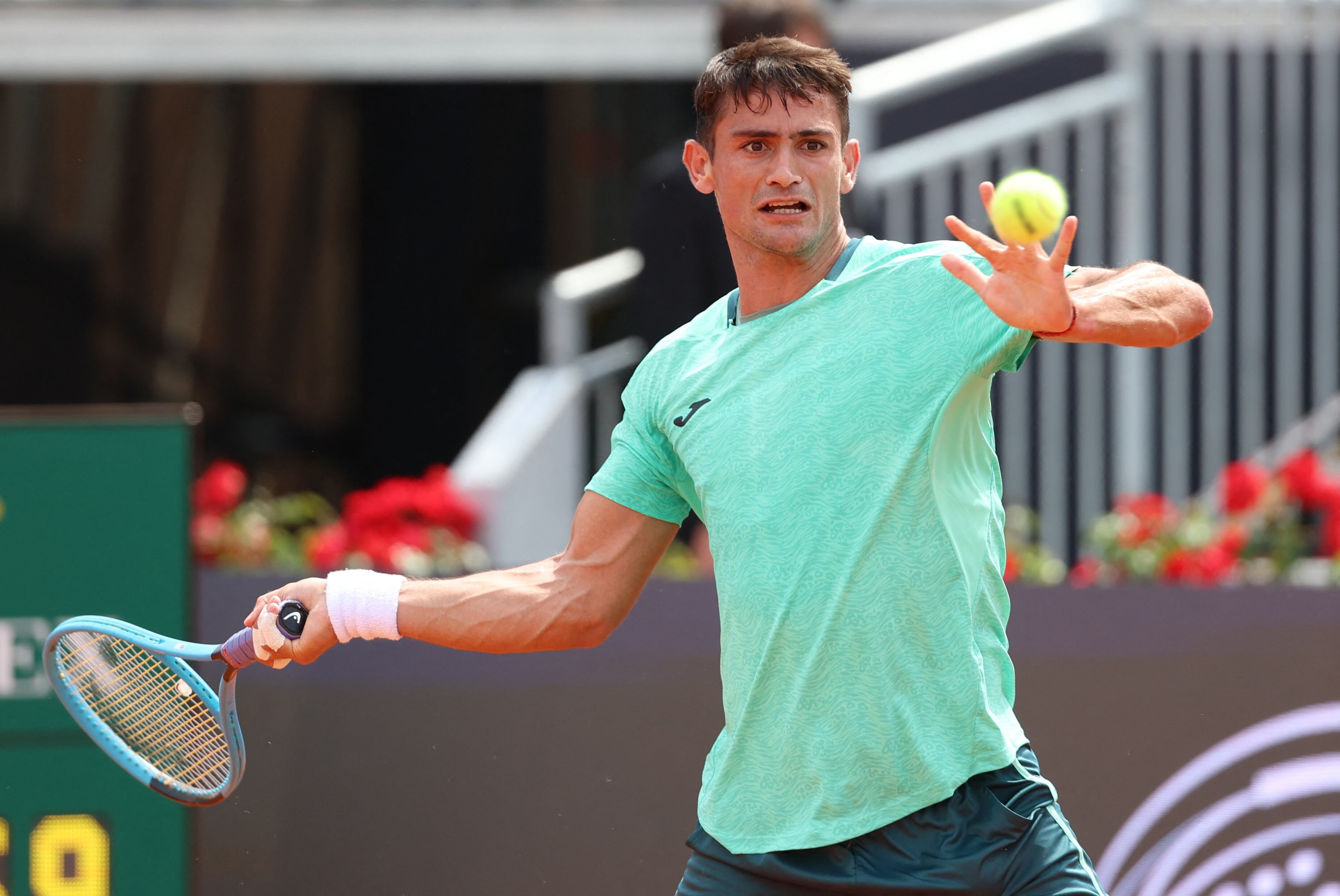 Mariano Navone atraviesa un buen momento en el circuito ATP (Fuente: REUTERS/Ciro De Luca)