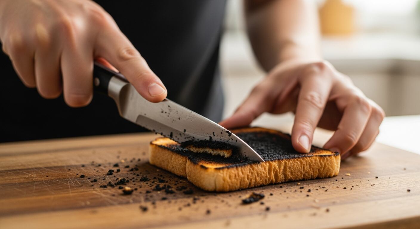 Autoridades sanitarias aconsejan evitar la carbonización del pan, tostarlo a color dorado claro y variar las fuentes de carbohidratos en la dieta diaria (Imagen Ilustrativa Infobae)
