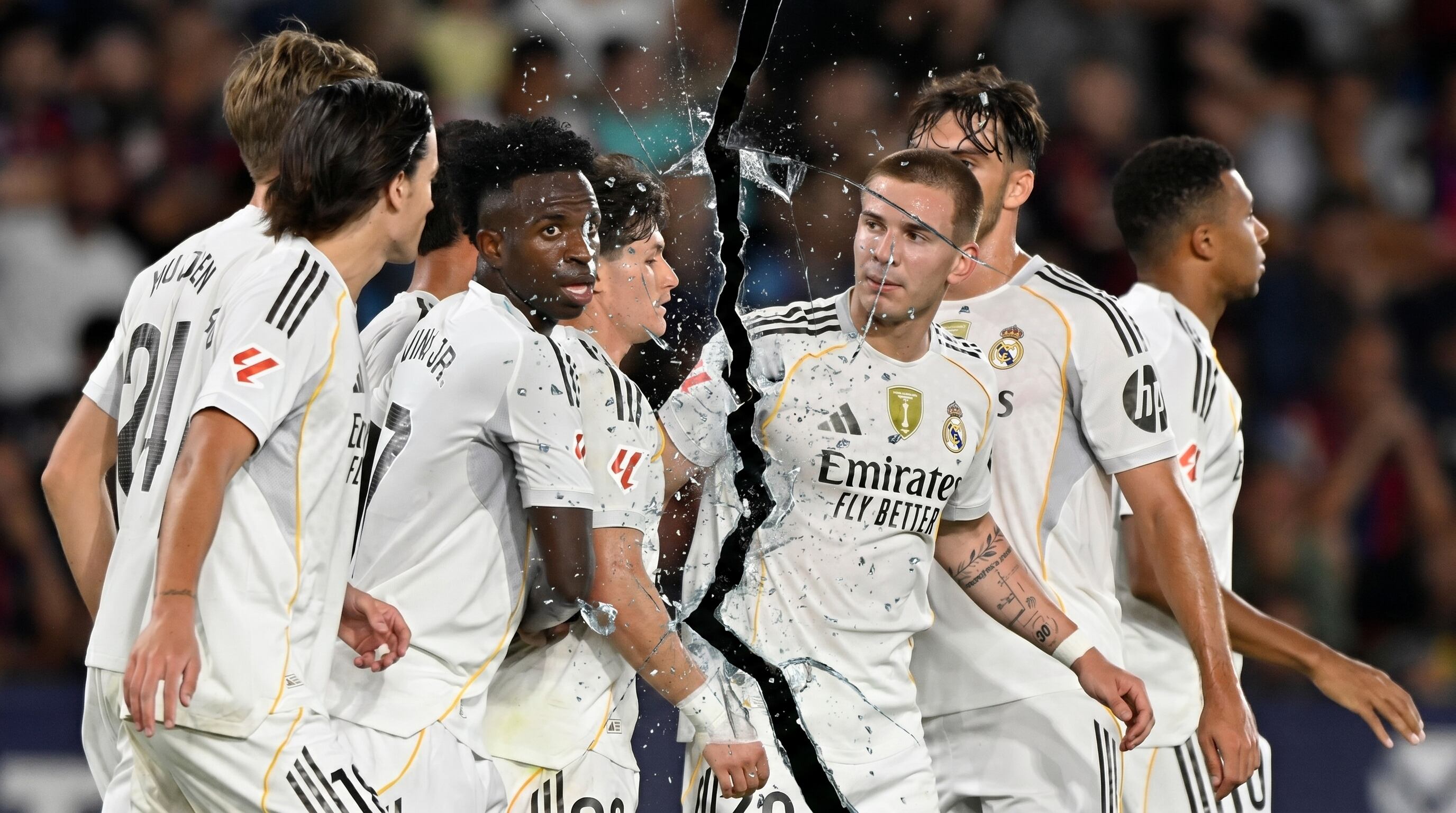 Más detalles del escándalo en el Real Madrid por la pelea entre figuras del plantel: el rol de Mastantuono en un vestuario fracturado (REUTERS/Pablo Morano / Imagen Ilustrativa Infobae)