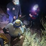 Mendoza: un hombre cayó cuando escalaba un cerro, se fracturó la pierna y tuvo que ser rescatado durante la madrugada