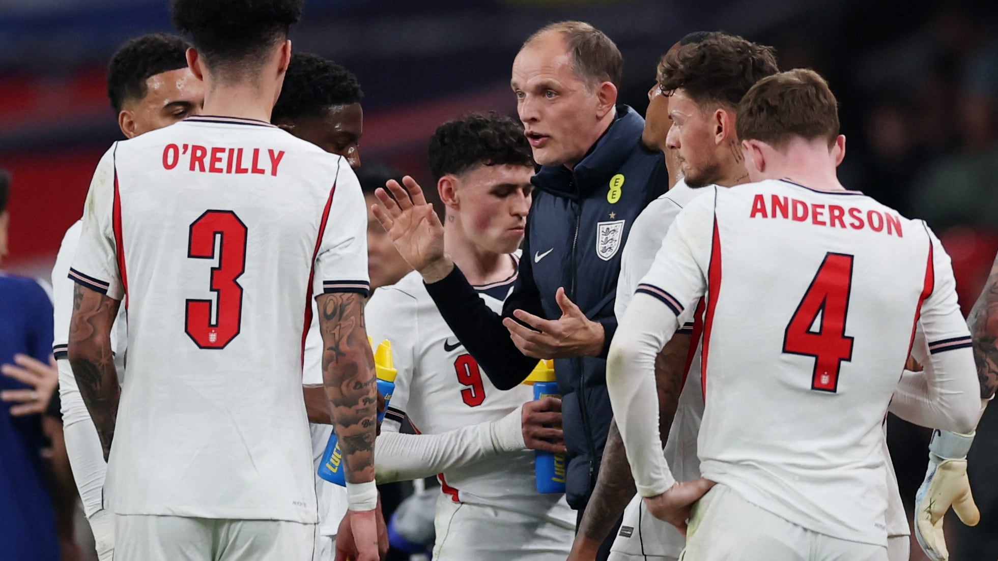 Thomas Tuchel apostó por dejar a varios nombres de peso fuera de la lista de Inglaterra para el Mundial (REUTERS/Paul Childs)