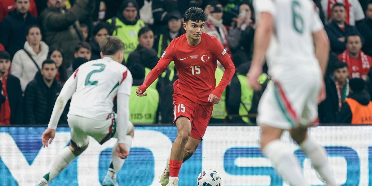 Can Uzun tiene apenas 4 partidos con la selección turca, pero se perfila como una de sus grandes promesas (Instagram/@can.uzun10)