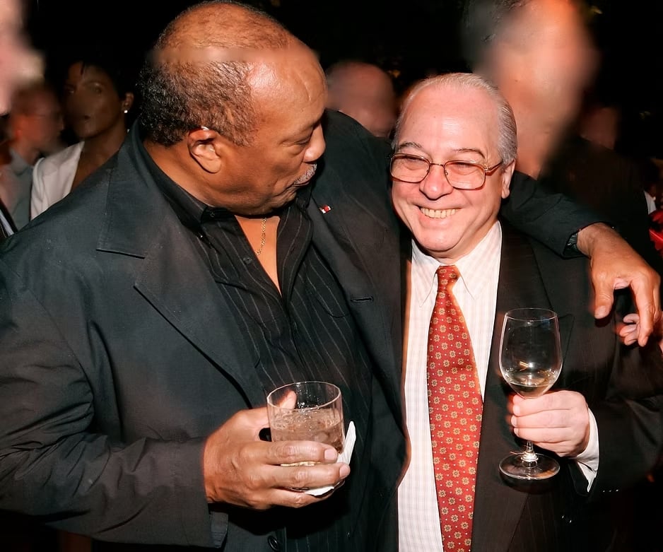 Calandrelli y el abrazo de Quincy Jones